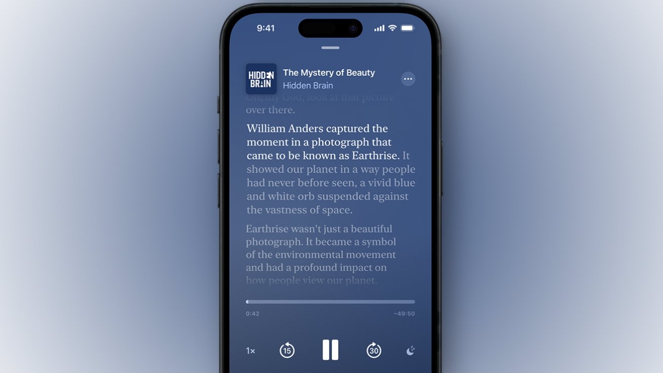 Apple brings auto-generated transcripts to its Apple Podcasts app