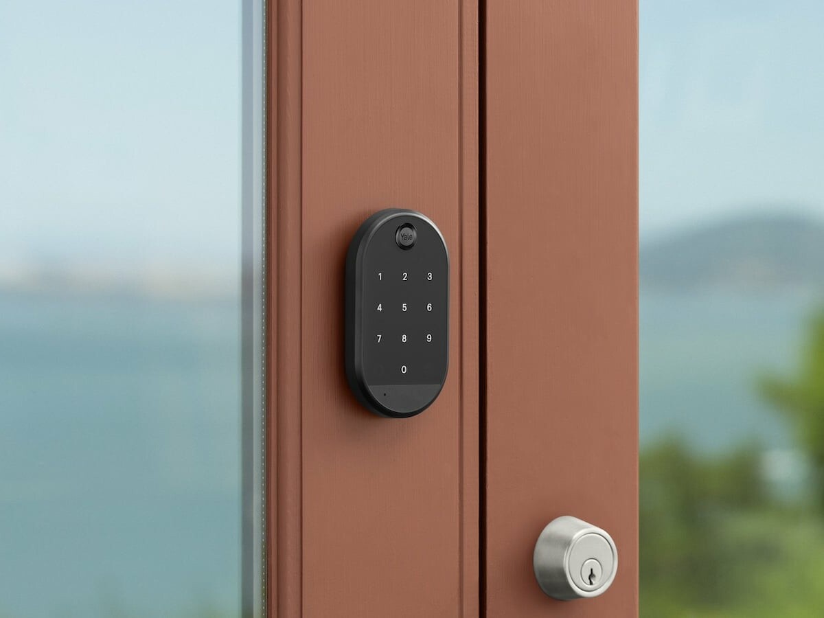 This wireless smart lock accessory allows keyless entry