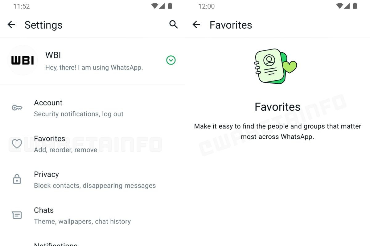 WhatsApp for Android Could Reportedly Get a New Favourites Tab to Add Contacts to Speed Dial